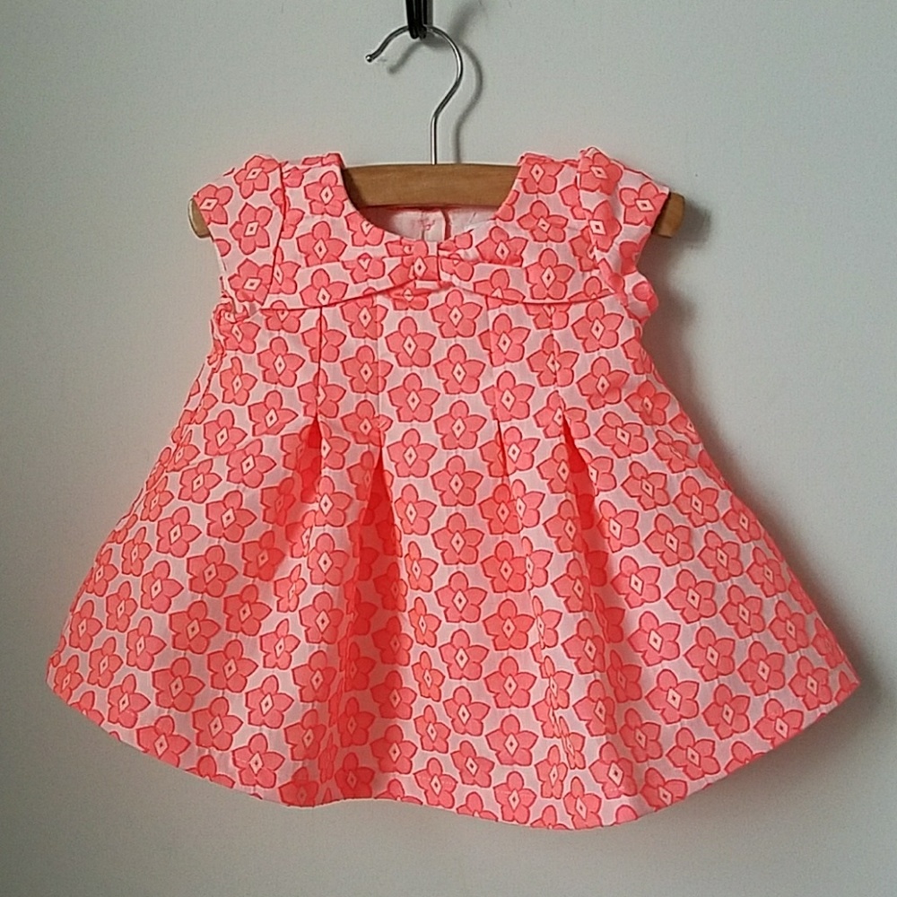 Easter Beautiful Floral Sherbet Dress